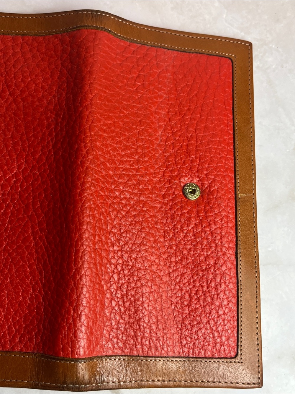 Vintage 1990s Dooney & Bourke All Weather Leather Pebbled Wallet - Picture 8 of 14